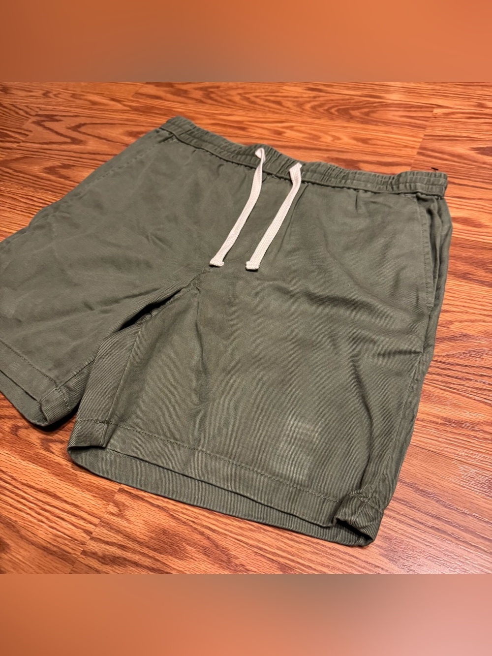Goodfellow Co Mens Green 7” Pull On Shorts Medium Coastal Casual Comfort Summer - Picture 2 of 7